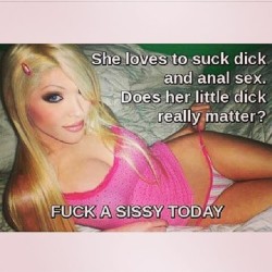 tgcaption:  Does it really matter I hav a little dik?d; #sissy #looklikeAgirl Source (pantyslut559)