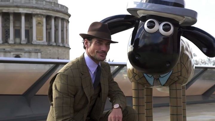 officialdavidgandy: David Gandy supports @Shaun_inthecity (Shaun in the City) with