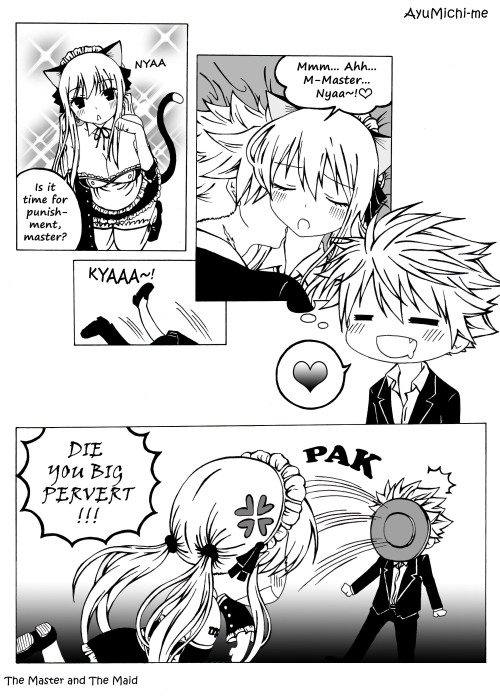 ayumichi-me:  He is my MASTER <3 Master and Maid AU What have I done?!!  xD 