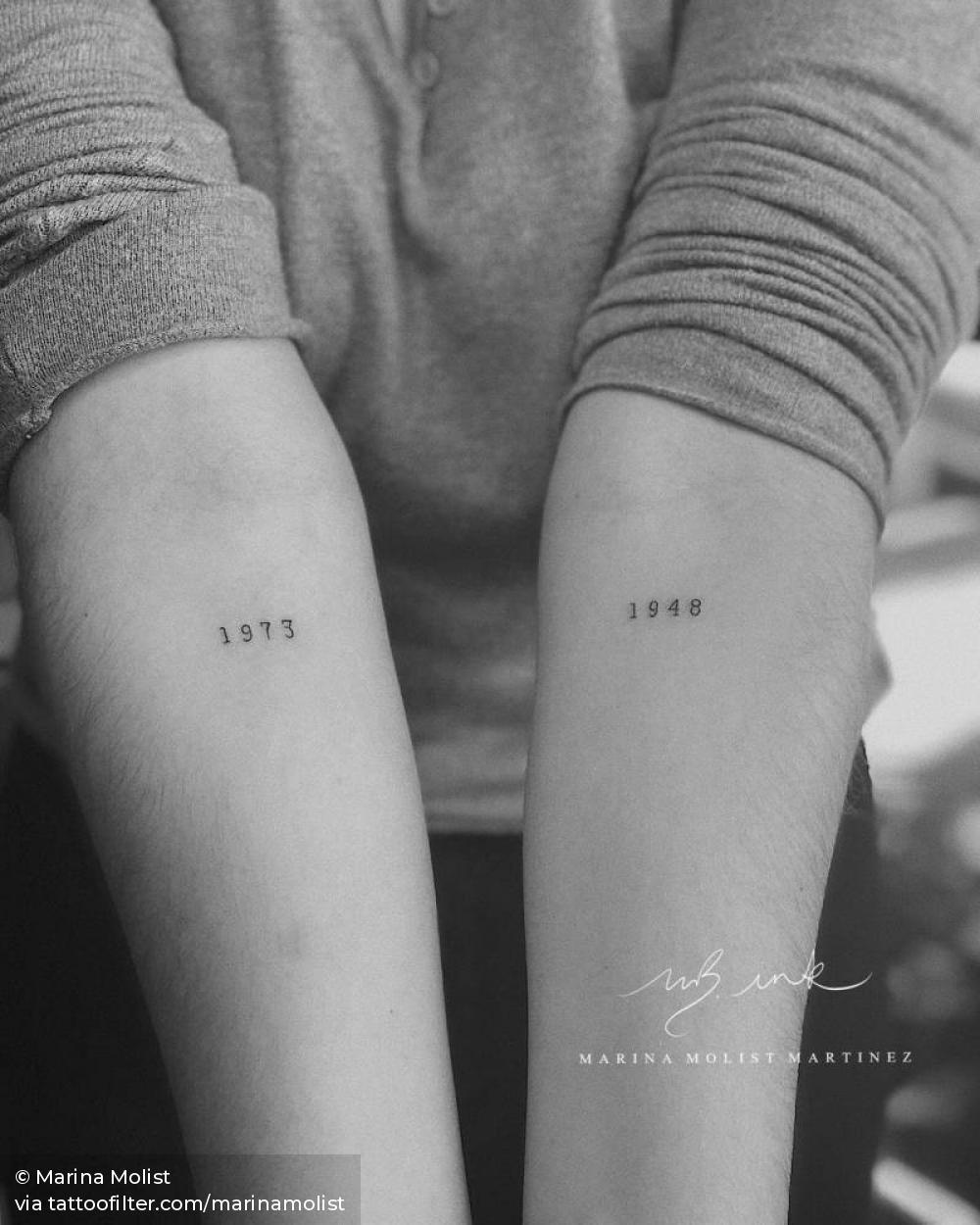 Little Tattoos — By Marina Molist, done in Barcelona....