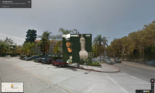 aintralph: yasboogie: Iconic Hip Hop Albums in Google Street View 3 of these are Queens.