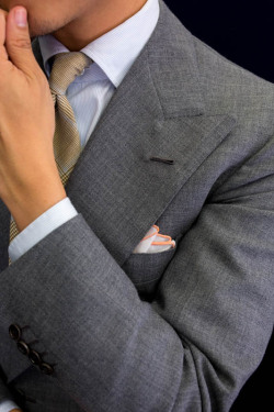 lnsee:  A bit of color in the hank for the business gray suit 
