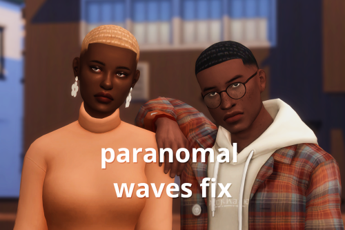 sleepingsims:paranormal waves fix  it baffles me how ea botched this hair and still put it on the bo