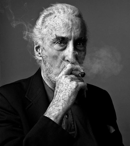 Porn bloodyredcarpet:R.I.P. Sir Christopher Lee. photos