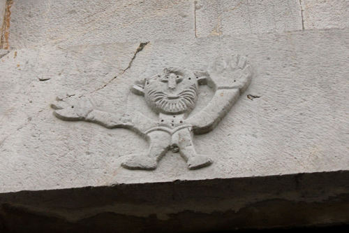medievalart:Submitted by Marco Salvetti. Thanks again. Interesting looking imp…Pieve di Brancoli, Lu