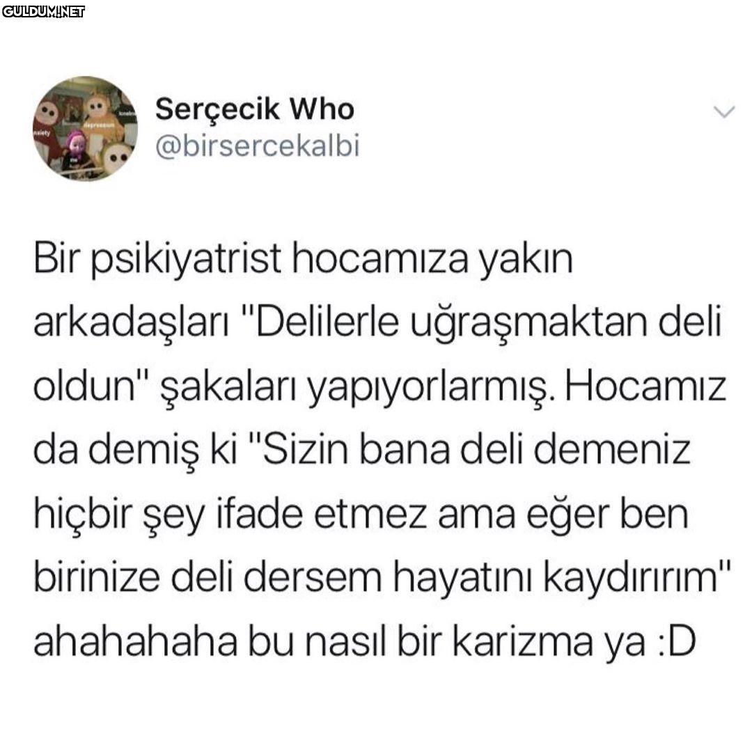 Karizma mı? Not...