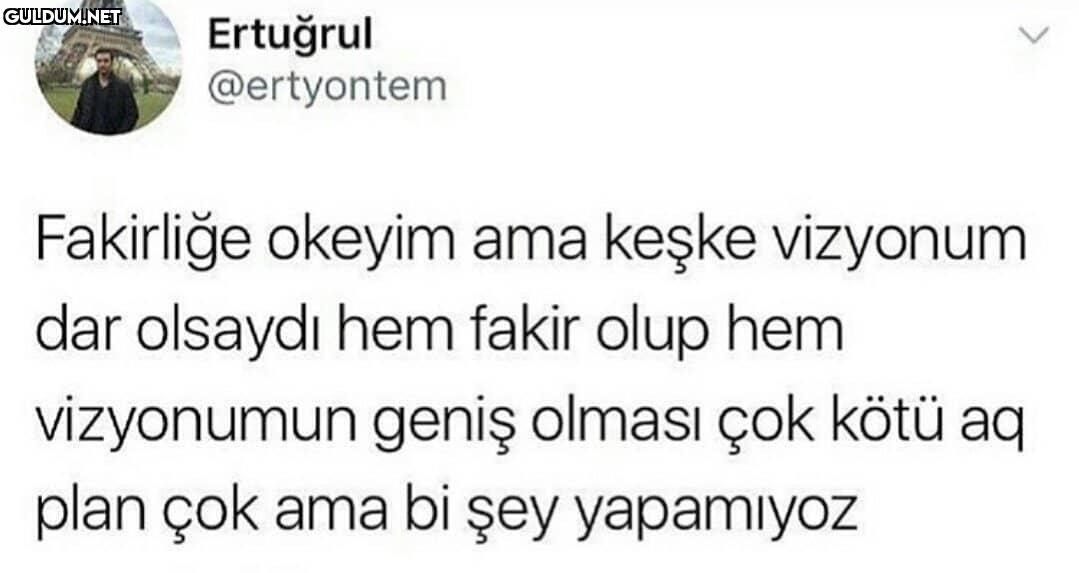 Parası olup, vizyonu...