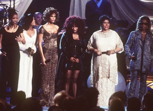 Brandy, CeCe Winans, Whitney Houston, Chaka Khan, Aretha Franklin and Mary J. Blige