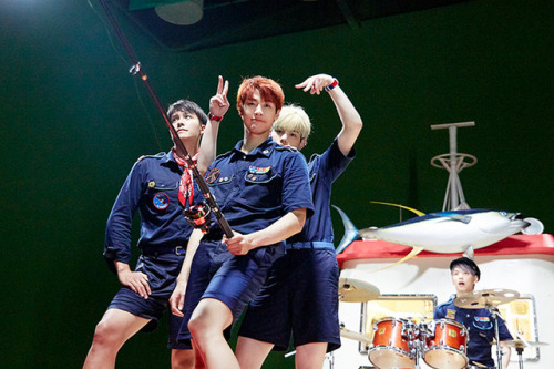 N.Flying 진짜가 나타났다 MV behind the scenes photos (feat. Jang Moonbok)
