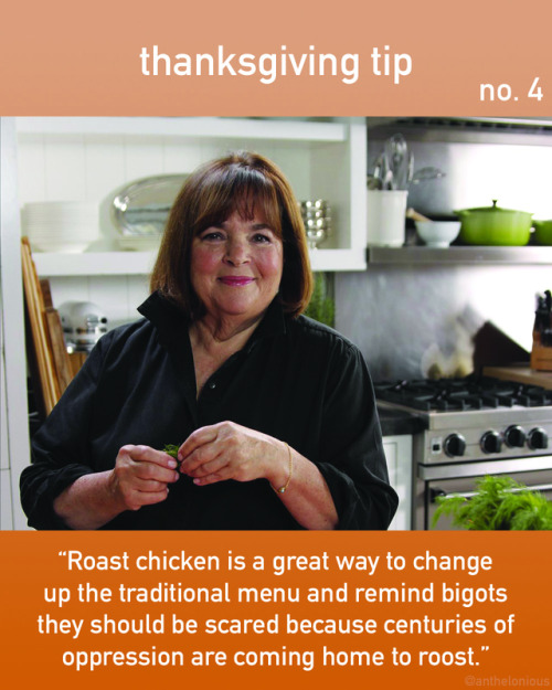 Ina’s back with tips to make your Thanksgiving go as smoothly as possible, even if it makes others u