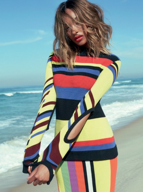 chantellecoco:  MODEL: Jourdan Dunn for Vogue Brazil  February 2016  Jourdan Dunn looking sun kissed in this beautiful beach shoot