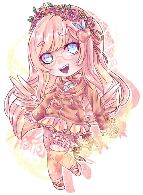 chibi peachy rie uwuwill draw festive aoi rie afterwards hhhh—————&mda