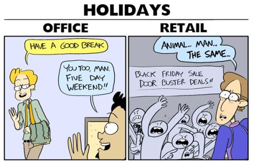 suddenlycomics: czarsstar: fun-ta-mental: raverenn: pr1nceshawn: Reasons Why Retail Jobs are Harder 