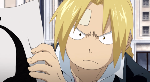 pixelghosties:  sofiakkuma:  the-masked-barona:  So with all the ish that Edward Elric goes through, did anyone else realize that a rock is the thing that leaves a scar FOR 21 EPISODES.  That’s a third of the series. For a third of the series- with