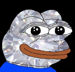 animeastrology:  lowkeycommunist:  You have been visited by DIAMOND PEPE, the rarest and hardest Pepe known to humankind. Prosperity, longevity, and dankness will grace you for the rest of your life.  THANK YOU