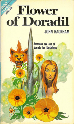 Flower Of Doradil By John Rackham, Cover Art By Kelly Freas (1970).
