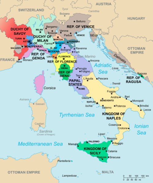 Italy in 1494