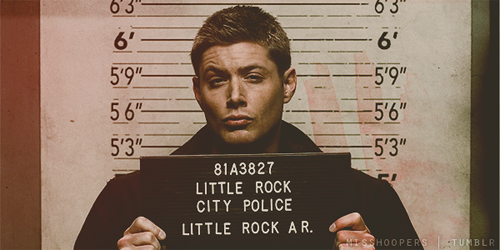 misshoopers:  «My name is Dean Winchester. I’m an Aquarius, I enjoy sunsets, long