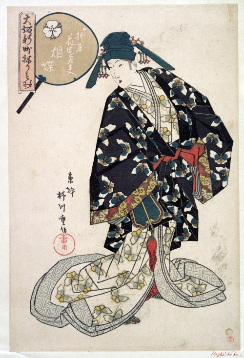 “Hanazono of Nakaori-ya” by Yanagawa Shigenobu, c. 1825