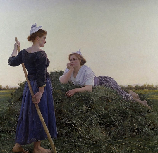 fordarkmornings: Fin de Journee, en Provence. 1890.  Théophile Henri Mayan (French,