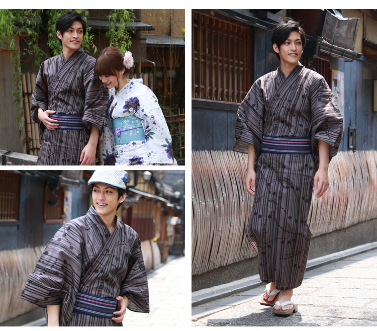 Kimono Nagoya — Here is a photoset of a modern men's yukata.