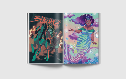 blackmagiczine: blackmagiczine:   BLACK MAGIC is a charity zine promoting black girl and nonbinary visibility within the fantasy genre. 35+ black female and non binary aritsts have been selected to participate in this zine!⭐ GOAL: The goal of BLACK