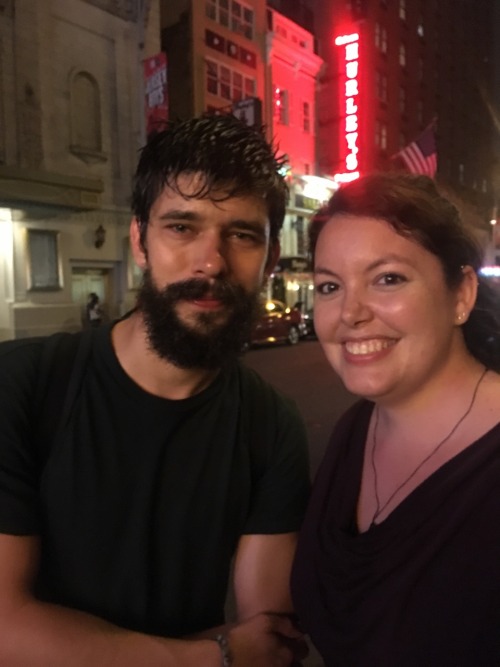 noordinarysoutherngirl:  We met Ben Whishaw and Jason Butler Harner last night after The Crucible. T