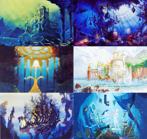 mickeyandcompany:The Disney Renaissance + concept art(The Golden Era • The Neoclassical Era • The Di