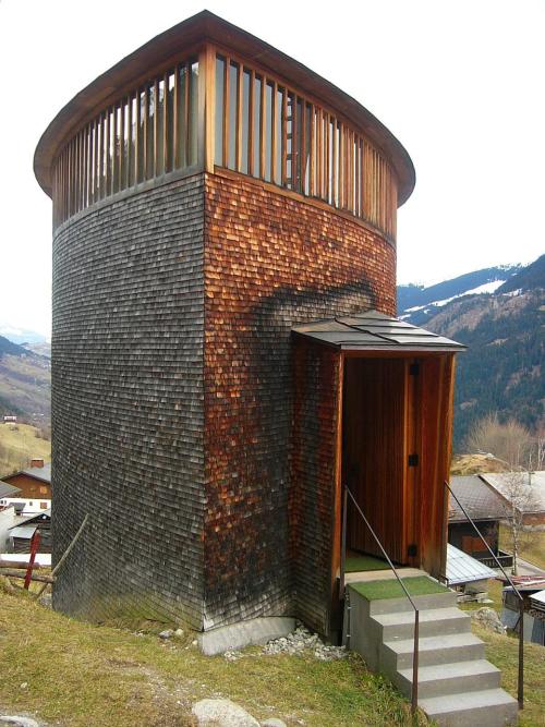 St Benedict Chapel, Sumvitg, Peter Zumthor, 1985-88