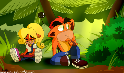 dedoarts: grimphantom2:  yes-asil: Crash might be called dumb on multiple occasions, but he has good ideas when it really matters Daawww   ow the feels! Too adorable! 