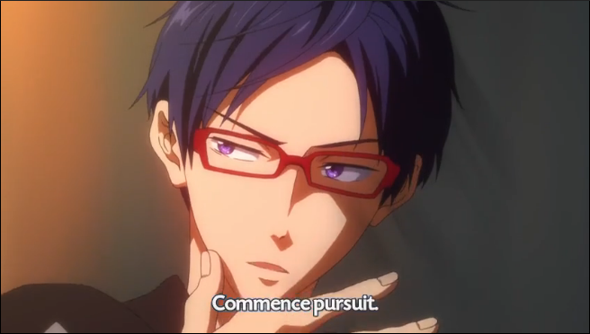 Rei and Nagisa playing detectives haha look at themm so much sparkling