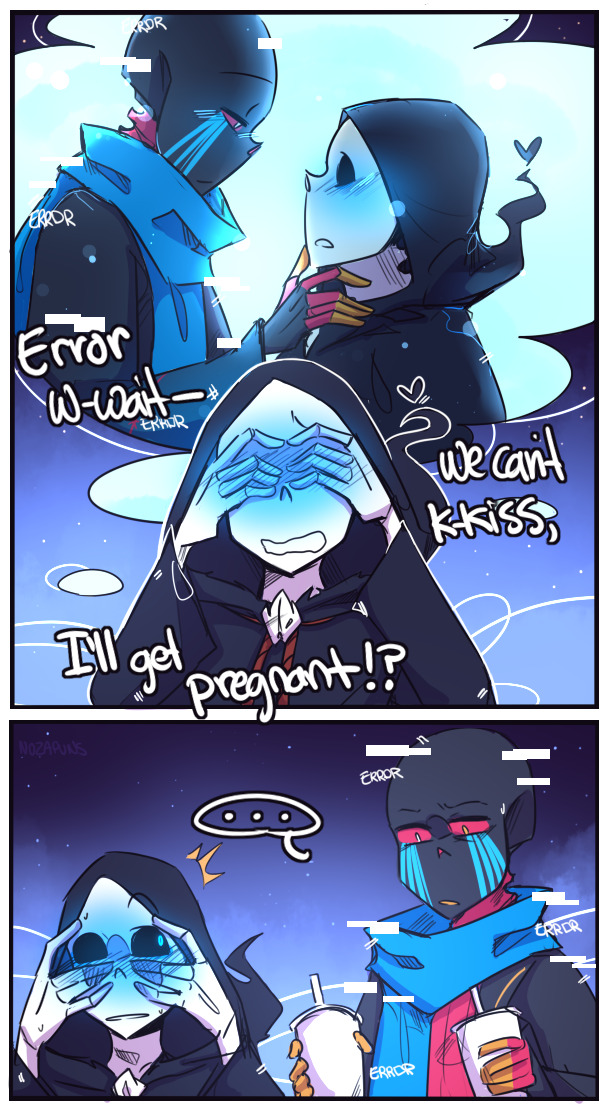 Reaper Error sans x Geno Ink sans (2). by Ducred-blue on DeviantArt