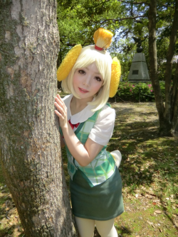 yoitomi:  look at this adorable shizue cosplay!