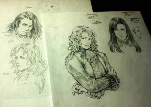 louis-d-pointe-du-lac:  //ooc: The concept art for Lestat and Louis from the novel