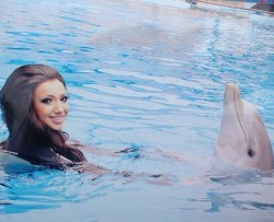 Today&rsquo;s #Timehop to that time I took my mum swimming with #Dolphins 💙⚓️🐋🐳🐬 by chloe.khan