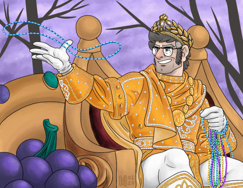 eregyrn-falls-art:Ford as King Bacchus in the Mardis Gras Dimension (Presumably)!It is a week since 