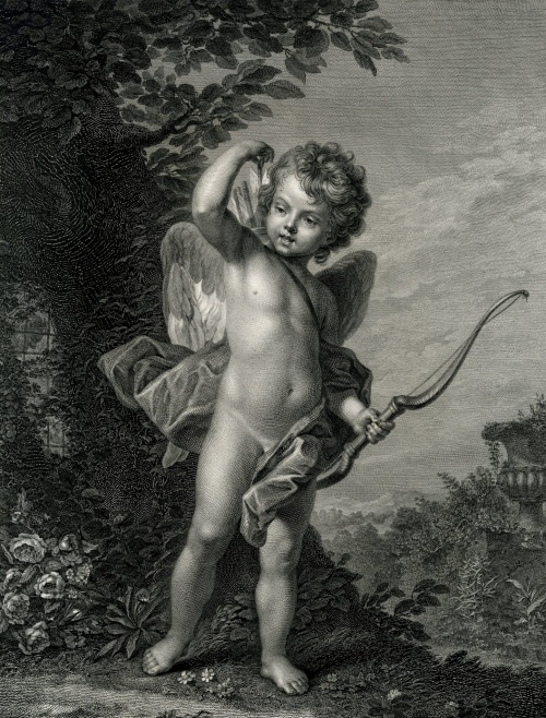 L’Amour clair-voyant = All-Seeing Cupid IgnazSebastian Klauber (German; 1753–1817) after Carle Vanlo