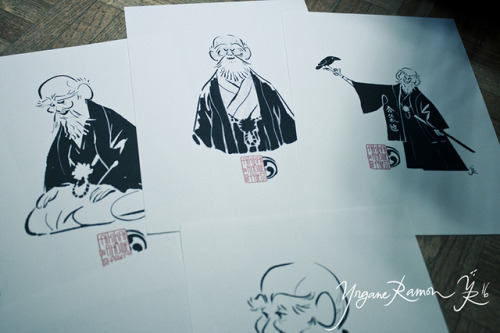 Portfolio about Morihei Ueshiba I did last december as Christmas gift for my father. - by Yrgane Ram