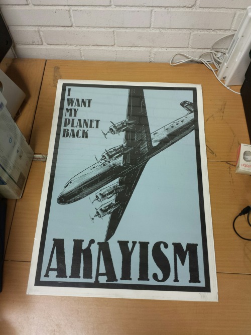 Akay Akayism Poster, Numbered 3/40 and signed by the artist