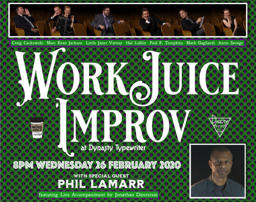 LOS ANGELES: It’s WorkJuice Wednesday Eve! Get excited because tomorrow night we have special guest 