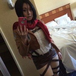 Ani-Mia:  My Mikasa Cosplay. One Of The Most Comfortable Costumes I’ve Worn All