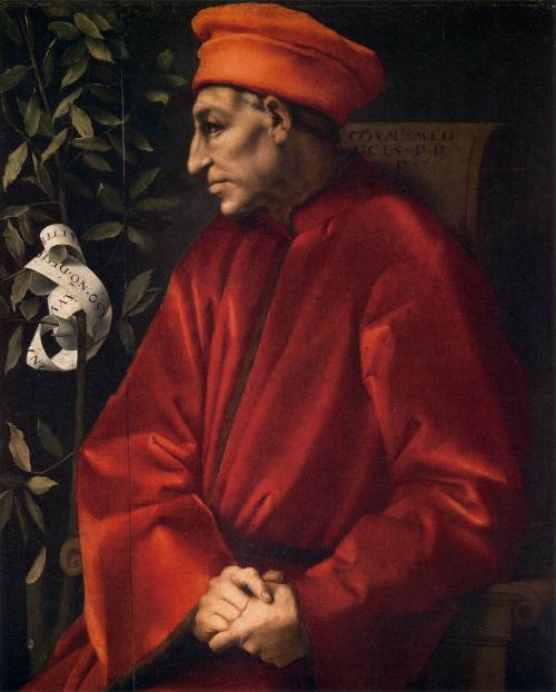 Cosimo de Medici (1389 - 1464), founder of the powerful Medici banking clan and political dynasty. P