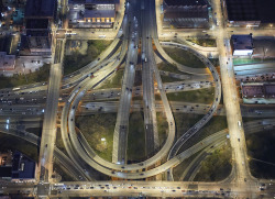 bobbycaputo:  Aerial Freeway Photos Give Engineers Their Due as Geometric Artists  For most of us, freeway interchanges are just something we use to get from one place to the next. For photographer Peter Andrew, they’re art. For several years, he’s