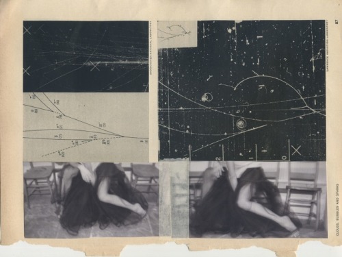 vivipiuomeno1:  Nieves Mingueza visual artist (PhotoCollage) + choreographer Neus Gil Cortes - ‘’Snow falling soon’’ project 2016