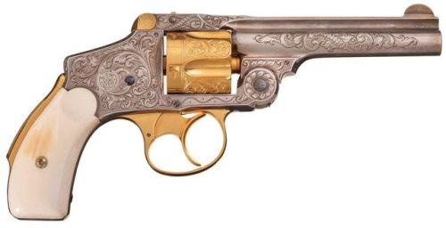 Exhibition Smith & Wesson .38 safety hammerless, manufactured circa 1907-1940.from Rock Island A