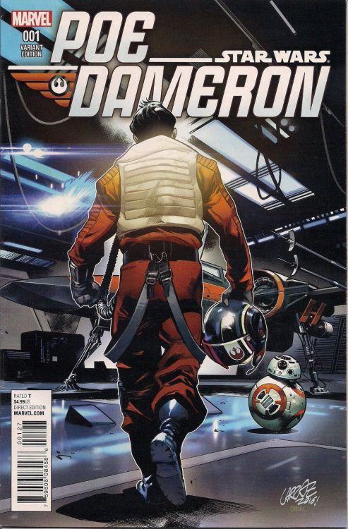 roguedameron:Just some of Marvel’s Poe Dameron variant covers from the first six issues.