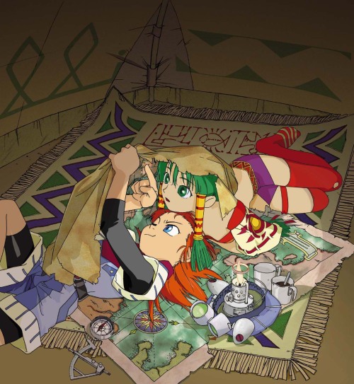 Promotional material for “Grandia”This is one of my favourite pictures of all time. I love this game