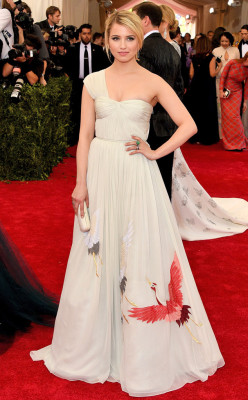 Omgthatdress:  I Wish We Got A Better Shot Of Dianna Agron, Because This Dress Is