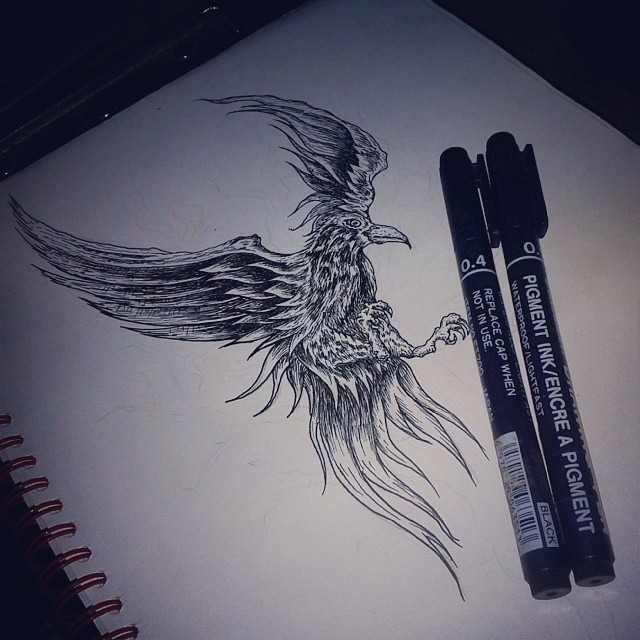 brutalgeneration:  Practicecheck out my art. Instagram : @blackdotx 
