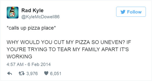 foodffs:  20+ Of The Funniest Food Tweets Ever (click for more) Really nice recipes. Every hour. Show me what you cooked! 
